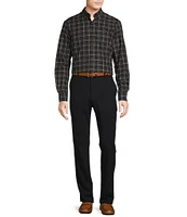 Daniel Cremieux Signature Label Plaid Long Sleeve Woven Shirt