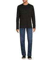 Daniel Cremieux Signature Label Micro Stripe Knit Long Sleeve Shirt