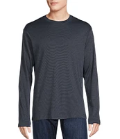 Daniel Cremieux Signature Label Micro Stripe Knit Long Sleeve Shirt