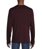 Daniel Cremieux Signature Label Micro Stripe Knit Long Sleeve Shirt