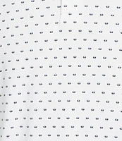 Daniel Cremieux Signature Label Mini Floral Geo Print Short Sleeve Polo Shirt