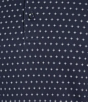 Daniel Cremieux Signature Label Mini Geo Print Short Sleeve Polo Shirt