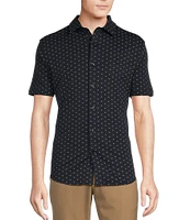 Daniel Cremieux Signature Label Mini Print Short Sleeve Shirt