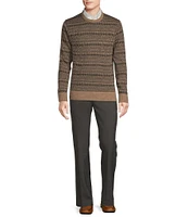 Daniel Cremieux Signature Label Mount Lussari Collection Allover Print Merino Wool Sweater