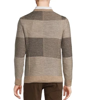 Daniel Cremieux Signature Label Mount Lussari Collection Alpaca Patchwork Sweater