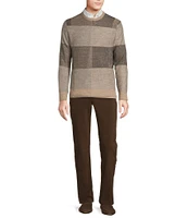 Daniel Cremieux Signature Label Mount Lussari Collection Alpaca Patchwork Sweater