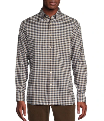 Daniel Cremieux Signature Label Mount Lussari Collection Check Non-Iron Long Sleeve Woven Shirt