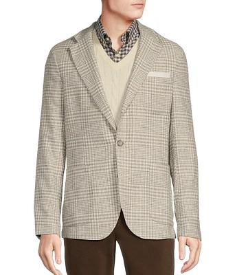 Daniel Cremieux Signature Label Mount Lussari Collection Glen Plaid Wool Blazer