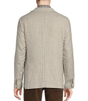 Daniel Cremieux Signature Label Mount Lussari Collection Glen Plaid Wool Blazer