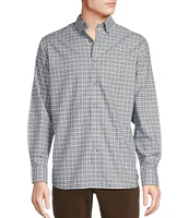 Daniel Cremieux Signature Label Mount Lussari Collection Non-Iron Check Long Sleeve Woven Shirt