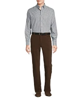 Daniel Cremieux Signature Label Mount Lussari Collection Non-Iron Check Long Sleeve Woven Shirt