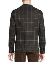 Daniel Cremieux Signature Label Mount Lussari Collection Wool Windowpane Blazer