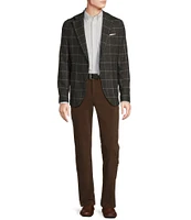 Daniel Cremieux Signature Label Mount Lussari Collection Wool Windowpane Blazer