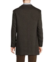 Daniel Cremieux Signature Label Mount Lussari Herringbone Wool Blazer