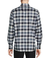 Daniel Cremieux Signature Label Non-Iron Check Long Sleeve Woven Shirt