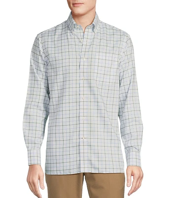 Daniel Cremieux Signature Label Non-iron Checkered Oxford Long Sleeve Woven Shirt