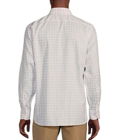 Daniel Cremieux Signature Label Non-iron Checkered Oxford Long Sleeve Woven Shirt