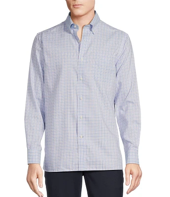 Daniel Cremieux Signature Label Non-iron Light Plaid Oxford Long Sleeve Woven Shirt