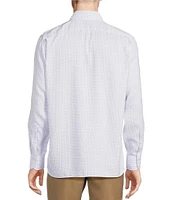 Daniel Cremieux Signature Label Non-Iron Plaid Long Sleeve Woven Shirt
