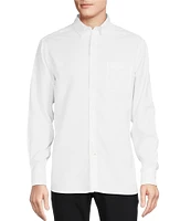 Daniel Cremieux Signature Label Non-Iron Solid Oxford Long Sleeve Woven Shirt