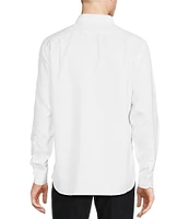 Daniel Cremieux Signature Label Non-Iron Solid Oxford Long Sleeve Woven Shirt