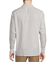 Daniel Cremieux Signature Label Non-Iron Stripe Oxford Long Sleeve Woven Shirt