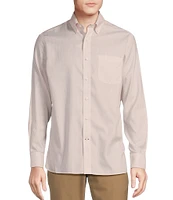 Daniel Cremieux Signature Label Non-Iron Stripe Oxford Long Sleeve Woven Shirt