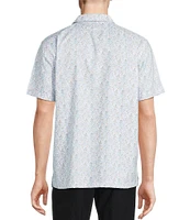 Daniel Cremieux Signature Label Paisley Short Sleeve Woven Camp Shirt