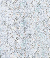 Daniel Cremieux Signature Label Paisley Short Sleeve Woven Camp Shirt