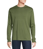 Daniel Cremieux Signature Label Pima Cotton Long Sleeve T-Shirt