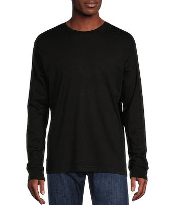 Daniel Cremieux Signature Label Pima Cotton Long Sleeve T-Shirt