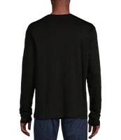 Daniel Cremieux Signature Label Pima Cotton Long Sleeve T-Shirt