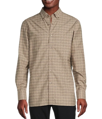 Daniel Cremieux Signature Label Plaid Long Sleeve Woven Shirt