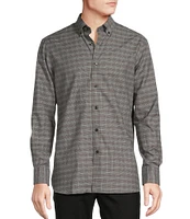 Daniel Cremieux Signature Label Plaid Long Sleeve Woven Shirt