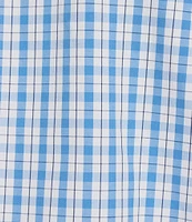 Daniel Cremieux Signature Label Poplin Check Short Sleeve Woven Shirt