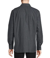 Daniel Cremieux Signature Label Mini-Check Long Sleeve Woven Shirt