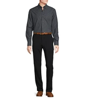 Daniel Cremieux Signature Label Mini-Check Long Sleeve Woven Shirt