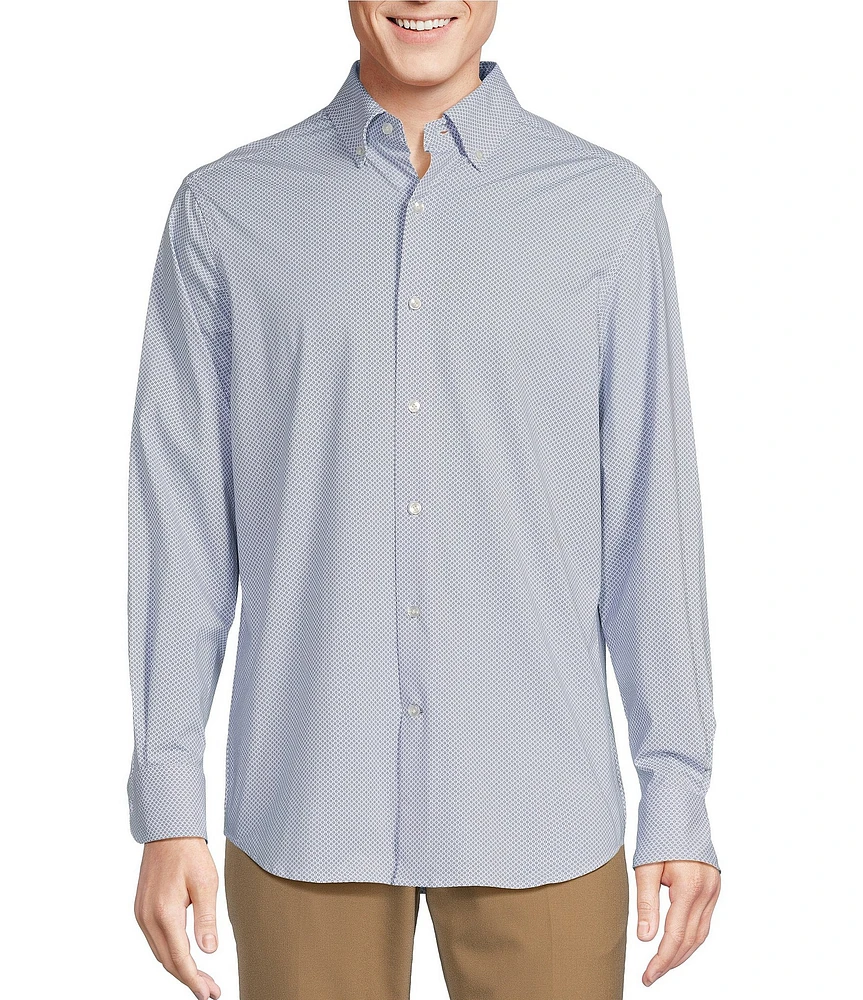 Daniel Cremieux Signature Label Printed Long Sleeve Woven Shirt