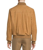 Daniel Cremieux Signature Label Reversible Suede Bomber Jacket