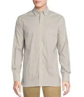 Daniel Cremieux Signature Label Sateen Micro-Print Long Sleeve Woven Shirt