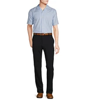 Daniel Cremieux Signature Label Solid Short Sleeve Woven Camp Shirt