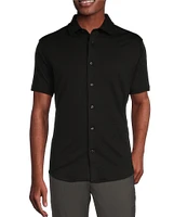 Daniel Cremieux Signature Label Solid Short Sleeve Woven Shirt