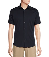 Daniel Cremieux Signature Label Solid Short Sleeve Woven Shirt
