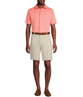 Daniel Cremieux Signature Label Solid Short Sleeve Woven Shirt
