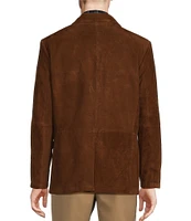 Daniel Cremieux Signature Label Solid Suede Field Jacket