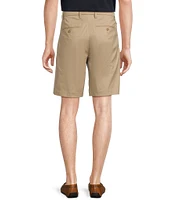 Daniel Cremieux Signature Label Stretch Flat-Front Supima Cotton 9#double; Inseam Shorts