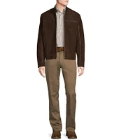 Daniel Cremieux Signature Label Suede Hipster Jacket