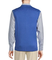 Daniel Cremieux Signature Label Supima Cashmere Quilted Sweater Vest