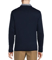 Daniel Cremieux Signature Label Supima Diamond Pattern Sweater