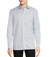 Daniel Cremieux Signature Label Textured Cotton Long Sleeve Woven Shirt